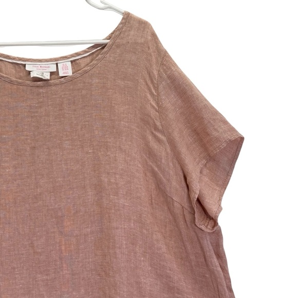Isaac Mizrahi  Plus Size 100% Linen Top. Size 3X. - Picture 3 of 10